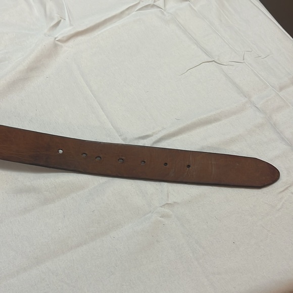 Lot of 2 Justin Leather Belts Size 34 - Picture 2 of 8